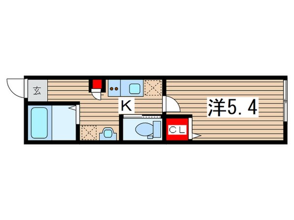 フォレスタ千葉の物件間取画像